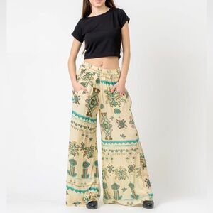 188. Boho print trousers